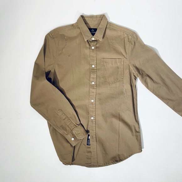 Threadbare Cotton Distressed  "Orlando Shirt" NWT - Picture 1 of 16